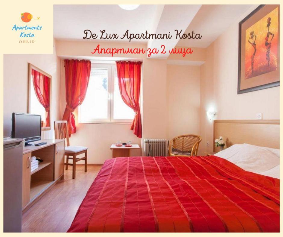 De Lux Apartments Kosta Center โอครีด ภายนอก รูปภาพ