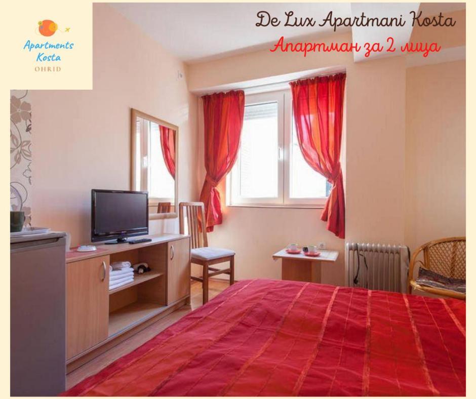 De Lux Apartments Kosta Center โอครีด ภายนอก รูปภาพ