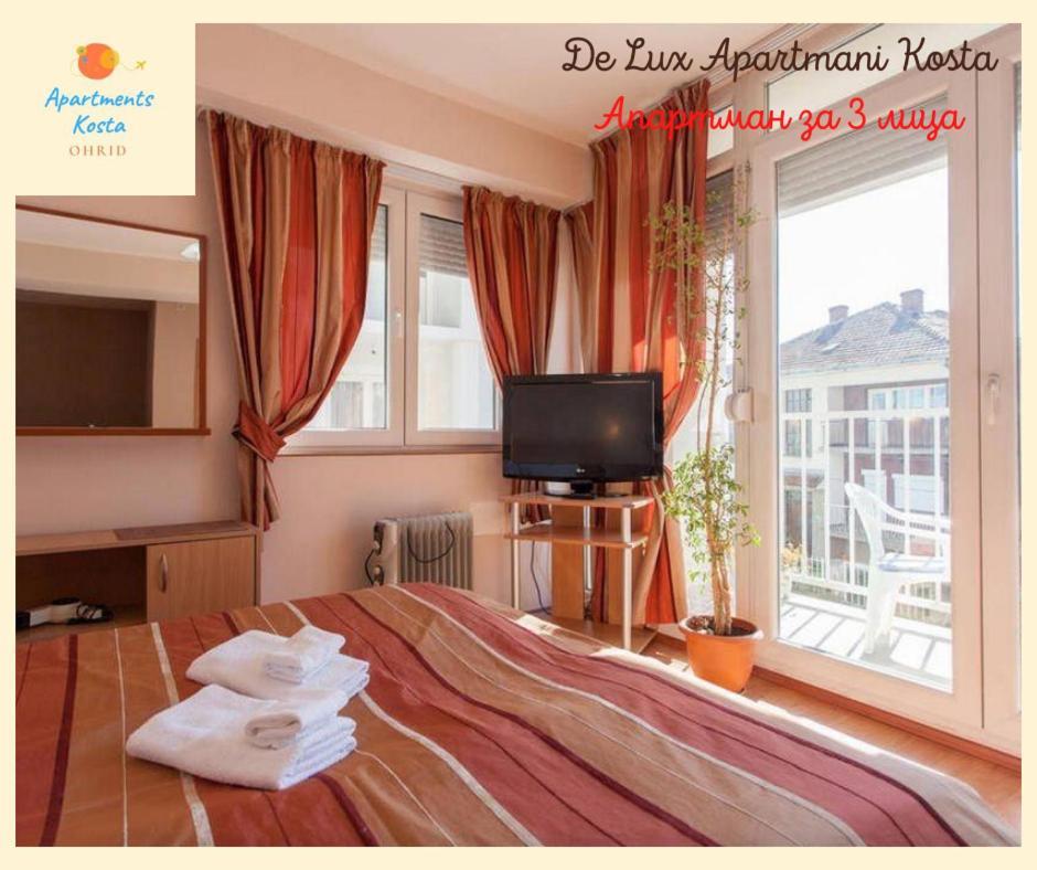 De Lux Apartments Kosta Center โอครีด ภายนอก รูปภาพ