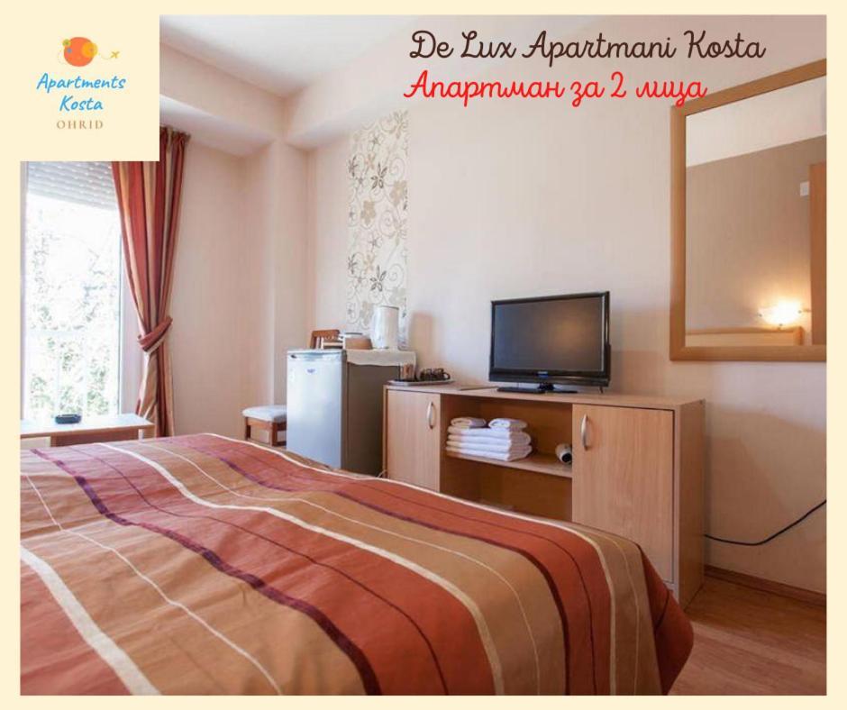 De Lux Apartments Kosta Center โอครีด ภายนอก รูปภาพ