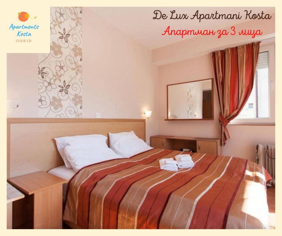 De Lux Apartments Kosta Center โอครีด ภายนอก รูปภาพ